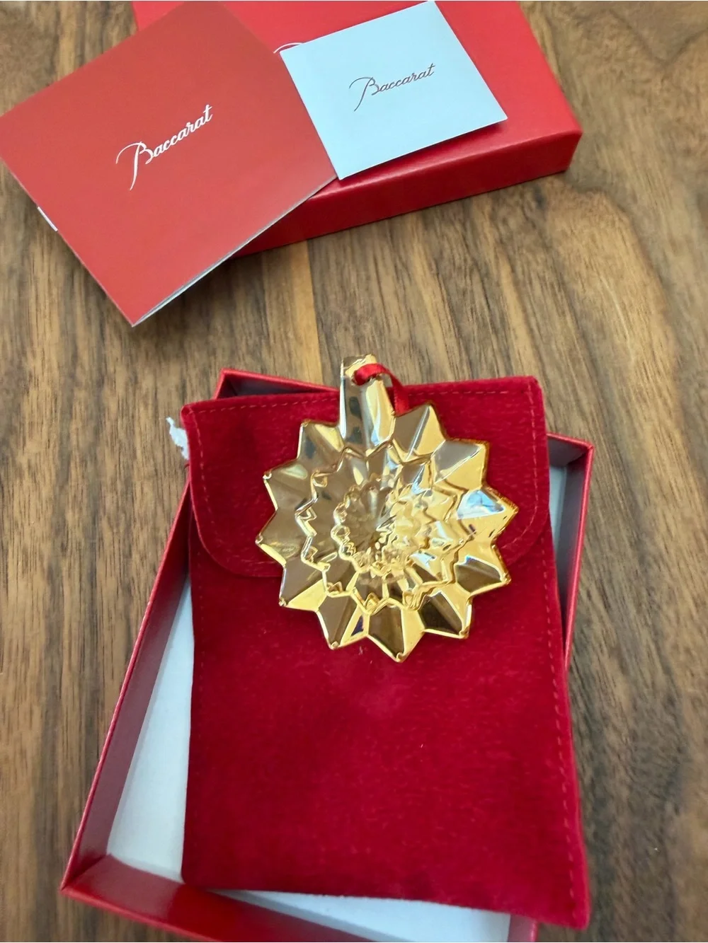 Baccarat Christmas Ornament 2019